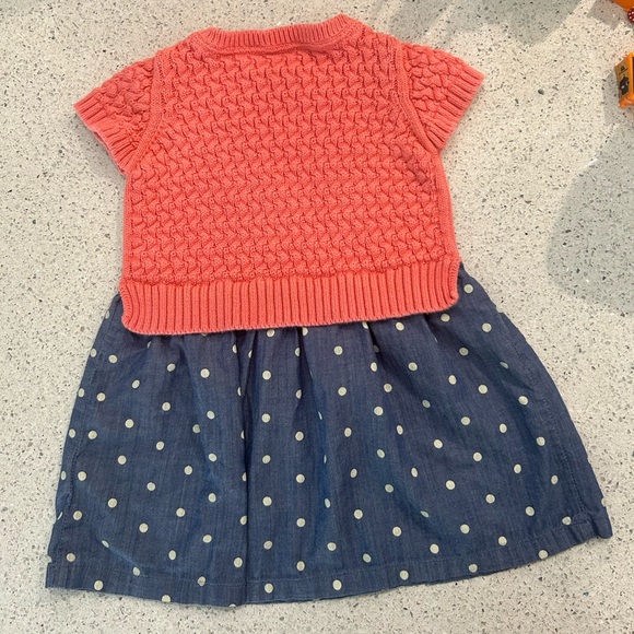 3T Gap pink and denim dress - Picture 2 of 4